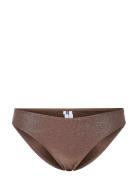 Pieces Pclaomi Lurex Bikini Brief Bc Brun