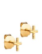Enamel Copenhagen Protective Cross Studs Guld