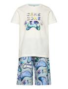 Lindex Pyjamas T Shirt Shorts Gaming Multi/patterned