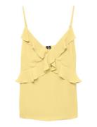 Vero Moda Vmamina Singlet Frill Top Wvn Exp Gul
