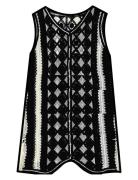 Object Objwasila Knit Re S/L Dress 138 Svart