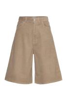 Weekday Astro Loose Baggy Corduroy Shorts Brun