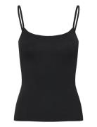 Monki Slim Strappy Tank Top Svart