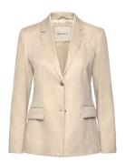 GANT Slim Stretch Linen Blazer Kräm