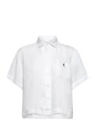 Polo Ralph Lauren Linen Short-Sleeve Shirt Vit