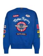 Polo Ralph Lauren Vintage Fit Fleece Graphic Sweatshirt Blå