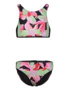 Roxy Active Rg Crop Top Set Multi/patterned