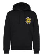 Lyle & Scott Sunnies Pool Bar Graphic Pullover Hoodie Svart