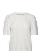 JDY Jdycarla Cathinka S/S Top Jrs Noos Vit