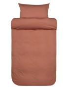 Høie Of Scandinavia Harmoni St Washed Sateen Bed Set Brun