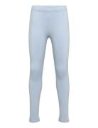 Lindex Leggings Basic Brushed Inside Blå