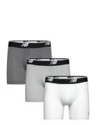 New Balance Mens Mesh 5 Inch Boxer Brief No Fly 3 Pack Grå