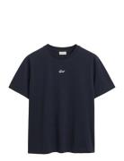 GANT Small Graphic T-Shirt Marinblå