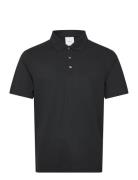 Calvin Klein Ss Stripe Strech Jacquard Polo Svart