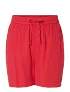Pieces Pcsastina Hw Shorts Wvn Bc Röd