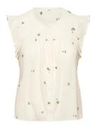 JDY Jdyalba S/L Frill Shirt Wvn Exp Kräm