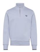Fred Perry Half Zip Sweatshirt Blå