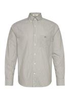 GANT Reg Classic Poplin Banker Shirt Vit
