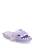 Mango Shark-Design Flip-Flops Lila