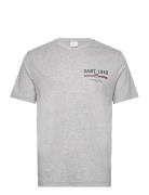GANT Graphic Ss T-Shirt Grå