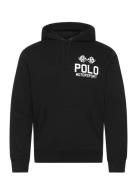 Polo Ralph Lauren Slub Fleece Graphic Hoodie Svart