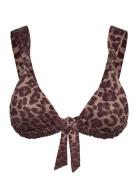 Gina Tricot Wide Strap Bikini Top Brun