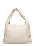 Gina Tricot Braided Large Bag Beige
