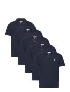 U.S. Polo Assn. Billy Reg Pi 5 Pk Uspa M Polo Marinblå