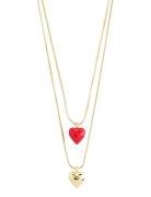 Pilgrim Maeve Recycled Necklace 2 In A Set Guld