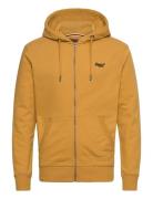 Superdry Essential Logo Zip Hoodie Hb Gul