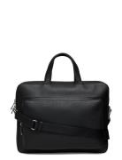 Calvin Klein Micro Pebble Slim Briefcase 36 Svart