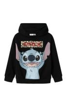 Name It Nkfjixiri Stitch Nreg Sweat Wh Unb Wdi Svart