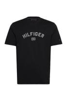 Tommy Hilfiger Hilfiger Flock Tee Svart