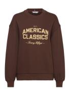 Tommy Hilfiger Varsity Mdrn Terry Swtshrt Brun