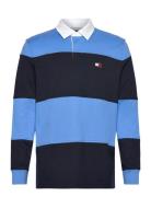 Tommy Jeans Tjm Rlx Fit Colorblock Rugby Ext Blå