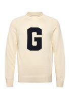 GANT Intarsia G C-Neck Kräm