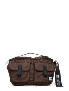 Marimekko Sling Bag M Jokuraita Brun