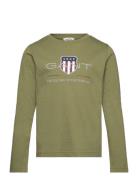 GANT Archive Shield Ls T-Shirt Khaki Green