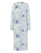 Pieces Pcamber Ls Midi Dress Wvn D2D Fsy Blå