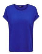 ONLY Onlmoster S/S O-Neck Top Noos Jrs Blå