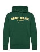 GANT Graphic Sweat Hoodie Grön