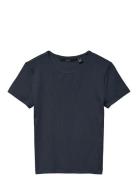 Vero Moda Vmchloe Ss Short Top Jrs Noos Marinblå