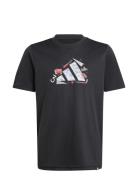 Adidas Sportswear J Camo Train T Svart