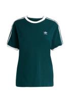 Adidas Originals 3 Stripe Tee Marinblå