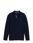 Tom Tailor Basic Polo With Contrast Marinblå