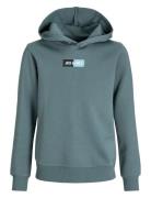 Jack & J S Jjpan Sweat Hood Jnr Blå