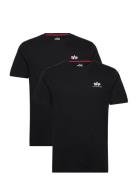 Alpha Industries Basic T Small Logo 2 Pack Svart