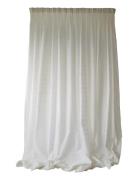 Mimou Curtain Selma Double Width Vit