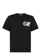 Calvin Klein Jeans Ss 20S Ck Sport Logo Graphic Tee Svart