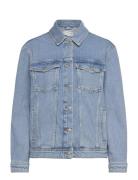Selected Slfalice Ls Light Blue Denim Jacket Noos Blå